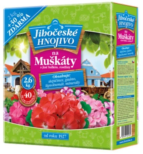 Jihoesk hnoj. na mukty 2 kg + 30%