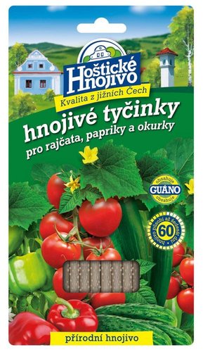 Hoštické tyčinky na rajč., pap. a okurky 20 ks