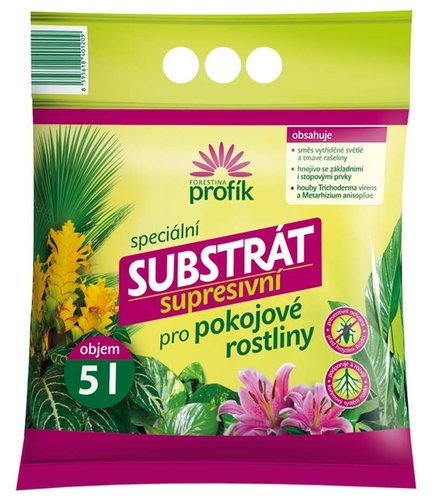 Supresivn substrt pro pokojov rostliny 5 l, FO