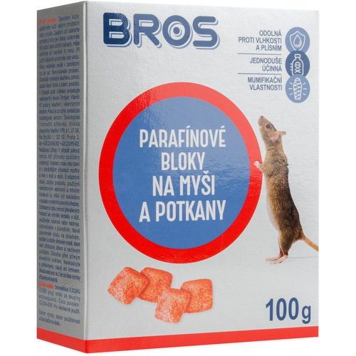 BROS - paraf. bloky na myi a pot. 100 g