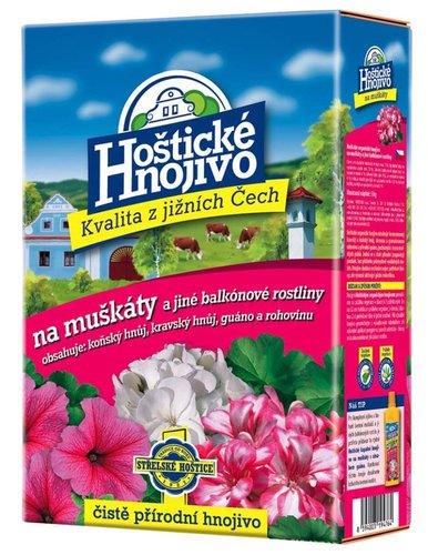 Hoštické hnojivo na muškáty 1 kg