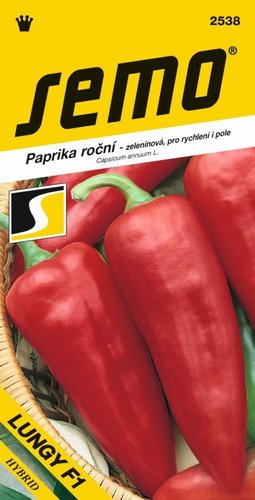 Paprika zel. - slad. velran. LUNGY F1 tm.červ._15 s