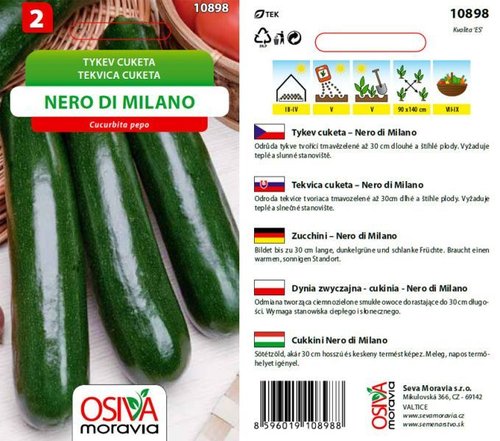 Tykev cuketa NERO DI MILANO zelená_1,5 g