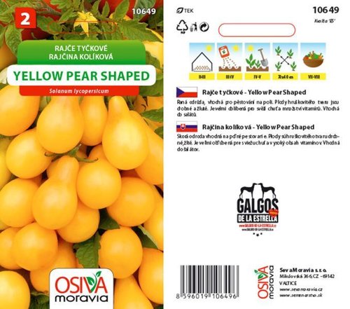 Raje tyk. rybzov ran. YELLOW PEAR SHAPED l._0,2 g