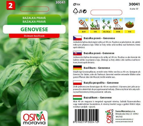 Bazalka prav GENOVESE_0,5 g