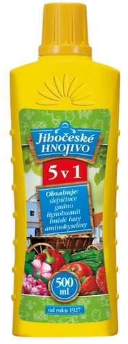 Jihoesk univerzln hnojivo 5 v 1 0,5 l