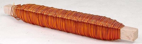 Vázací drátek - 0,5 mm, 0,1 kg, lak. oranžový