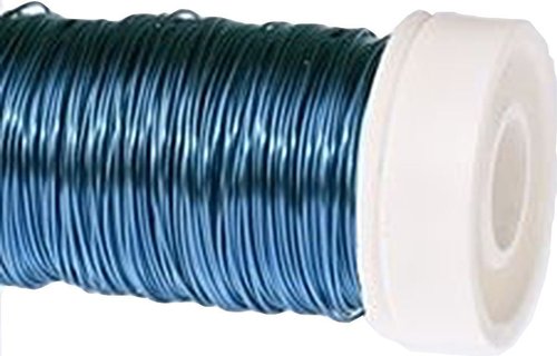 Vázací drátek měď. - 0,3 mm, 25 g, modrý