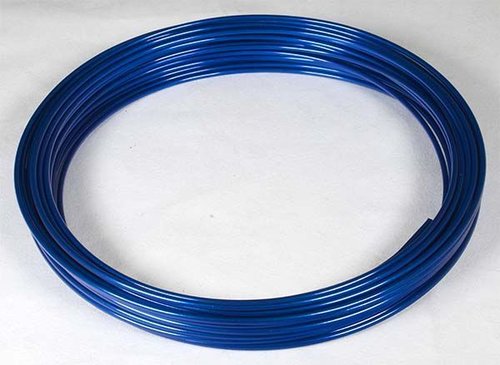 Vázací drátek alu. - 2 mm x 12 m, 100 g, modrý