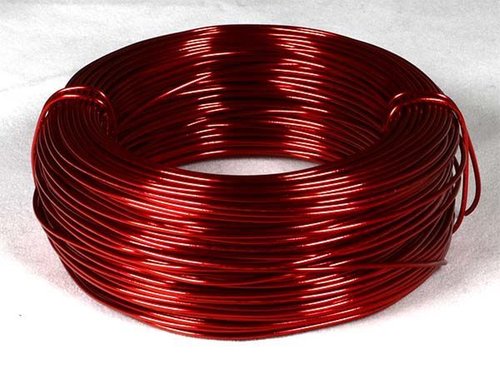 Vázací drátek alu. - 1 mm x 24 m, 100 g, červený