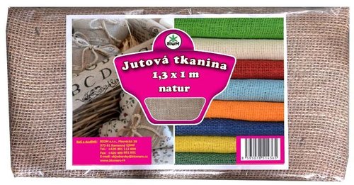 Jutov tkanina 1,3 x 1 m - natur&quot;