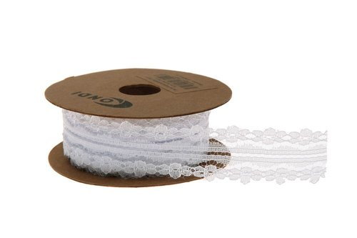Stuha krajka PES 3 cm x 9,1 m, bl