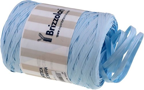 Poly Rafia pastel 200 m, sv. modrá 68260/06, lýko, doprodej
