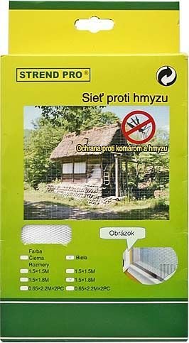 Síť okenní proti hmyzu 130 x 150 cm černá