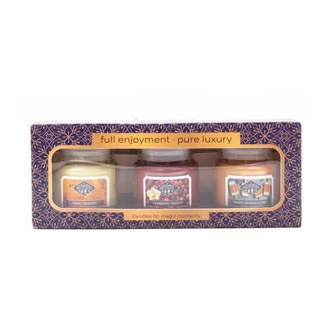 Svka CANDLE BROS. Full enjoyment - set, 3 x 85 g