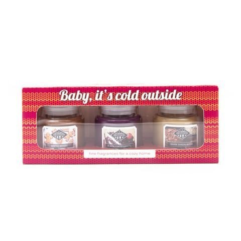 Svka CANDLE BROS. Baby, its cold outside - set, 3 x 85 g