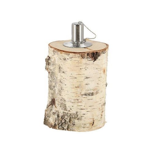 Lampa olejová Špalek, březové dřevo, nerezová ocel