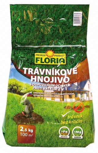 Floria Trvnkov hnojivo s odp. inkem proti krtkm 2,5 kg