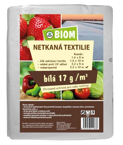 Netkan textlie bl 3,2 x 10 m, 17 g/m2&quot;